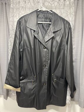 Vintage Baronia Von Gollas Women’s Lightweight Jacket Black/Tan #0064